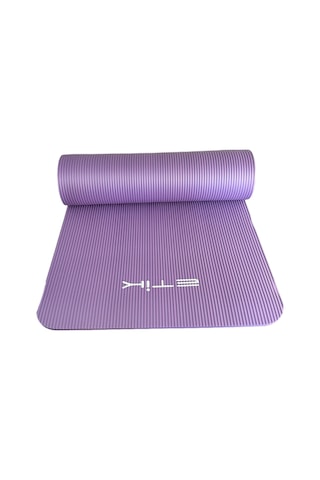 Yoga Matı 8 Mm Taşıma Askılı Yoga Minderi Etk100104 Mor