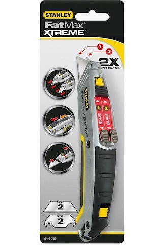 Stanley 0-10-789 Çift Ağızlı Maket Bıçağı