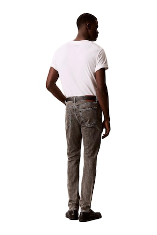 Calvin Klein Lv04rf928g Slim Taper Oyster Erkek Denim Pantolon Gri