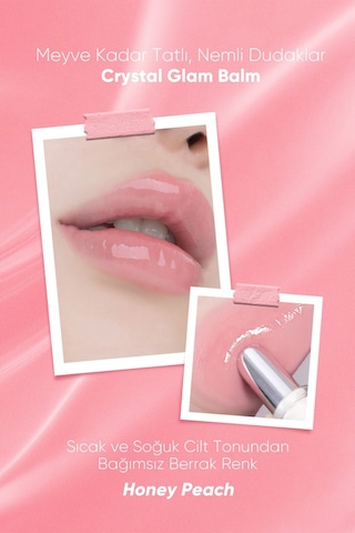 Clio Crystal Glam Balm 01 Honey Peach