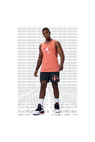 Nike Jordan Mvp Flight Cotton Tank Top Singlet Pink Pamuklu Erkek Spor Atlet Somon