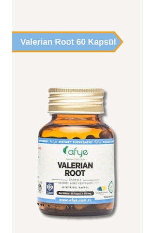 Afye Valerian Root 60 Kapsül 600 Mg Kediotu Kökü 60 Kapsül
