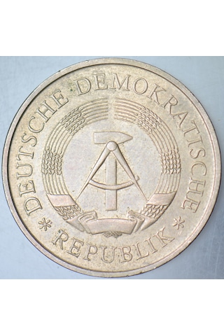 Doğu Almanya 5 Mark 1969 Sirkülasyon Hatıra-ddr 20. Yıl Demokratik Almanya.
