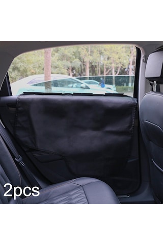 Suntek 2 Adet Araba Kapısı Koruyucu Köpekler İçin Siyah