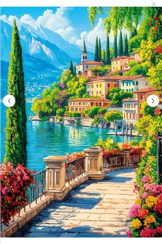 Ks Games Lake Como 1000 Parça Puzzle 48x68 Cm