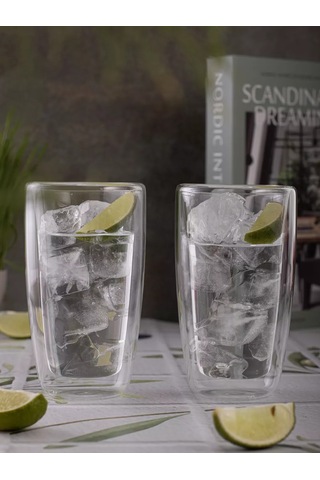 Aura Of Bohemia Meyve Suyu Ve Su İçin Cam Bardak Seti 2 Adet 300 Ml 155225348 Beyaz