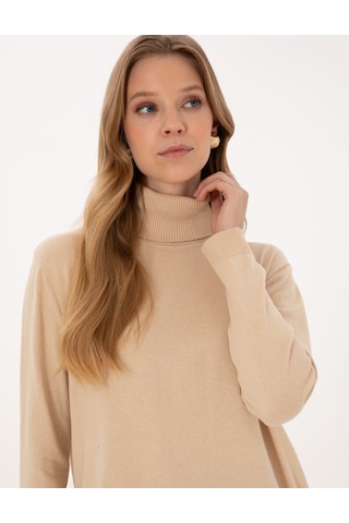 Pierre Cardin Kadın Bej Kazak /triko 50316385-vr011 Bej