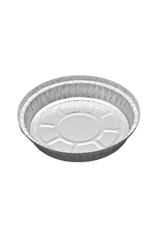 Fırına Girebilir 13x3cm Alüminyum Künefe Kabı 100'lü Kapaksız Yuvarlak Folyo Kap Çok Renkli