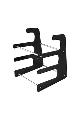 Sones Akrilik Klavye Saklama Braketi Üç Katmanlı Klavye Ekran Standı Siyah