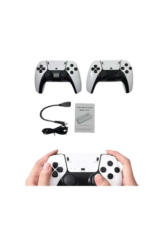 4k Hdmı Retro Oyun Konsolu 64 Gb Hafıza, Kablosuz Joystick Ve Tf Kart Desteği