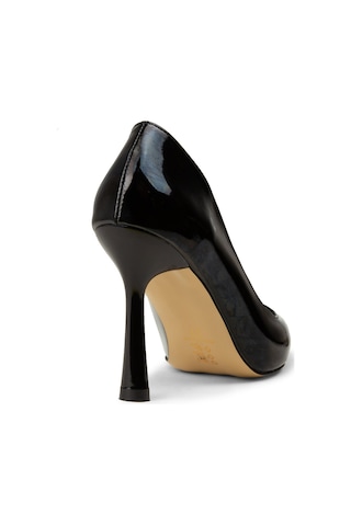 Deery Kadın Siyah Rugan Stiletto - K0439zsyhc01