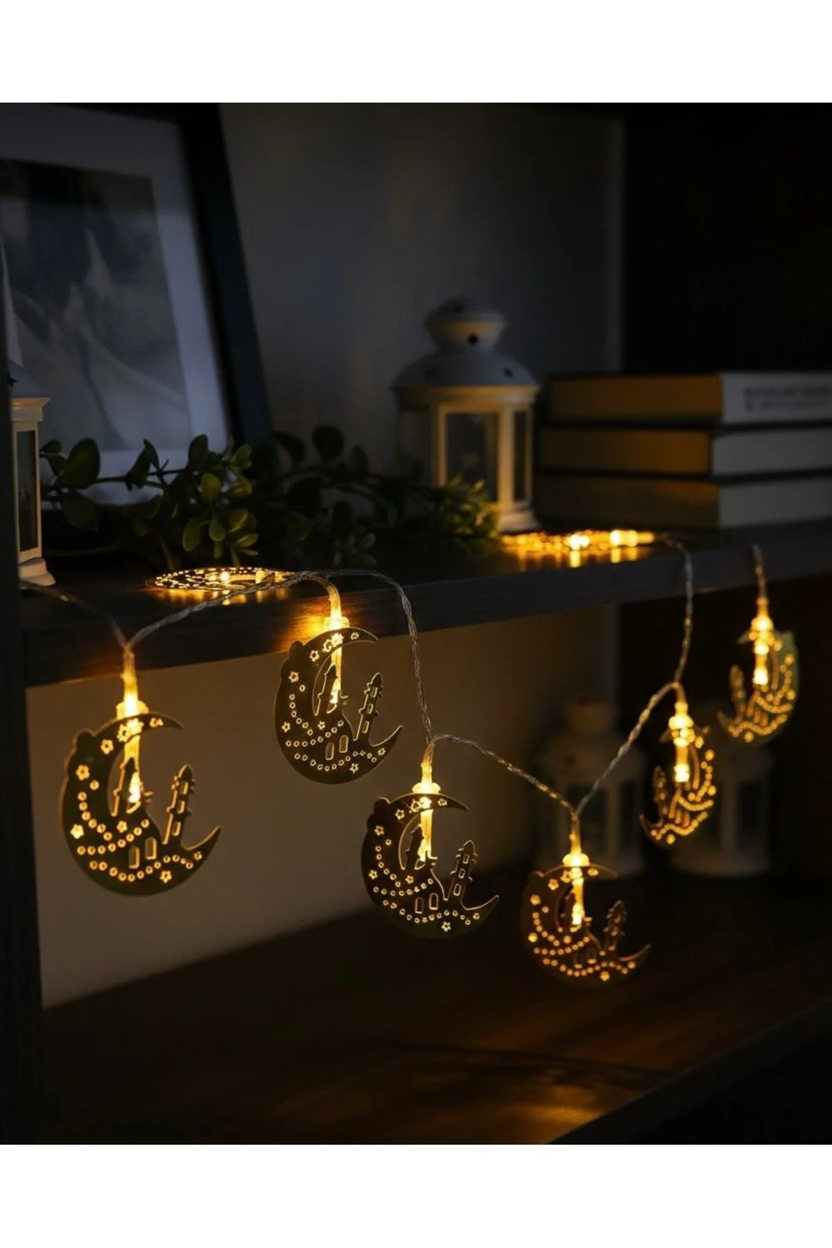 Işıklı Ramazan Süsü Led Işık 4 Farklı Figür- 1 Figür Gönderilir Altın