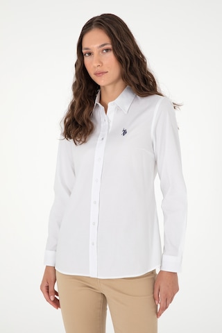 U.s. Polo Assn. Kadın Beyaz Gömlek Basic 50295639-vr013 Beyaz
