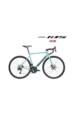 Bianchi Sprint Icr Shimano 105 Di2 12v-velomann V30 Celeste 50cm + CELESTE Mavi