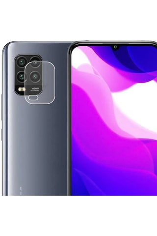 Xiaomi Mi 10 Lite Kamera Lens Koruyucu Nano Cam Şeffaf Tam Kaplama