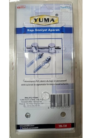 Yuma Alüminyum Kapı Emniyet Aparatı Kapı Rezesi