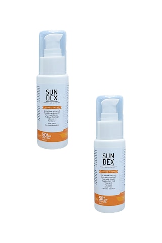 Sundex Healthy Shine Kuru Ciltler İçin Yüz Güneş Kremi SPF50+ 2 x 50 ML
