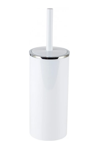 Ansan Ans E34-01 Lenox Beyaz Plastik Tuvalet Fırçası 10,5 X 33 Cm Beyaz