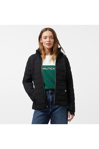 Nautica Kadın Siyah Mont Düz 117000673 Siyah