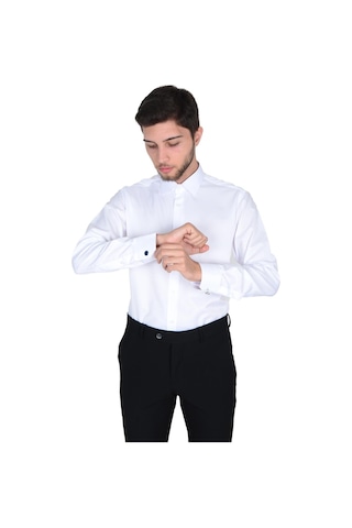 Erkek Kol Düğmeli Gömlek 001