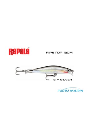 Rapala Ripstop 12Cm S-Silver Sahte Balık