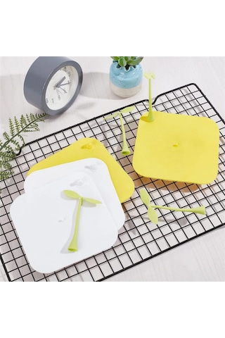 Dekoratif Lavabo Gider Kapatıcı Banyo Küvet Gider Kapatma Banyonuza Estetik Fonksiyonel Beyaz Renk