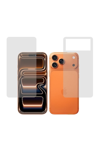 Microcase Apple iPhone Uyumlu 17 Pro Max Full Ön Arka Kaplama Koruma Filmi - Al3279