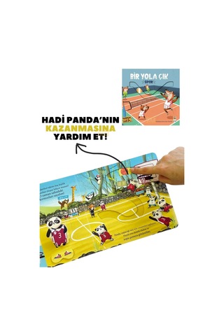 Sincap Kitap Bir Yola Çık Spor + Kuşlar + Hayvanlar Parmak Takipli Hareketli Okul Öncesi Kitap Ekonomik 3'lü Set Sku: Smgstkf87f92bf25