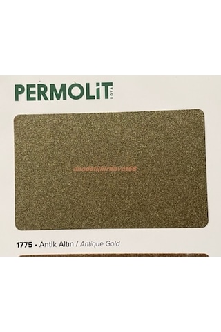 Permo Metalik Antik Altın Sarı Çelik Kapı Boyası Metal Ferforje Boyası 1kg