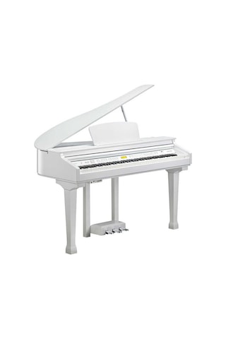 Kurzweil Kag100-wh Kuyruklu Dijital Piyano Beyaz Mini Grand Tasarım Şık Ve Modern