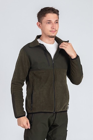 Softshell Erkek Garnili Polar Haki