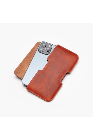 Belt Holster Apple Uyumlu iPhone 16 Plus Bakır