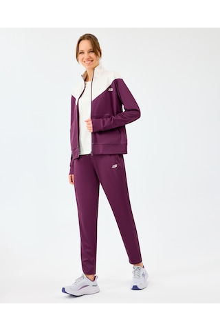 Skechers W Performance Track Suit Kadın Bordo Eşofman Takımı S212251-3877 Bordo