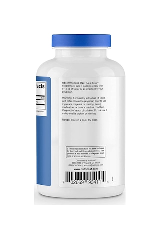 Nutricost Daa D-aspartic Acid Capsules 180 Capsules 3000mg...