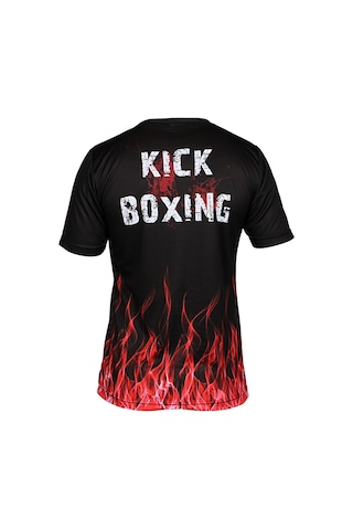 Dosmai Dijital Baskılı Kick Boks Spor T-shirt Kırmızı Kbt083