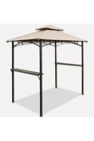 Gazebo Parti Çadırı Kahverengi, Bahçe Şemsiyesi, Gölgelik, Çadır