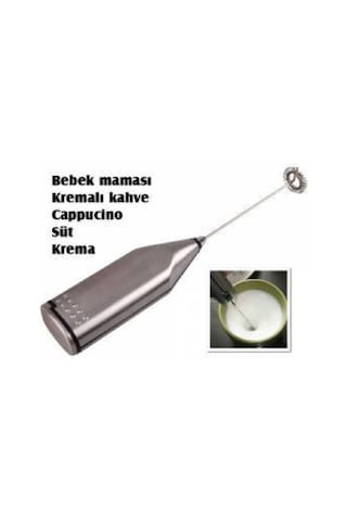 Mikser Mini Pilli Portatif Karıştırıcı El Mikseri