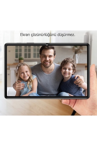 Apple Uyumlu iPad  Air 11 2024 6.nesil M2 Temperli Cam Tablet Ekran Koruyucu