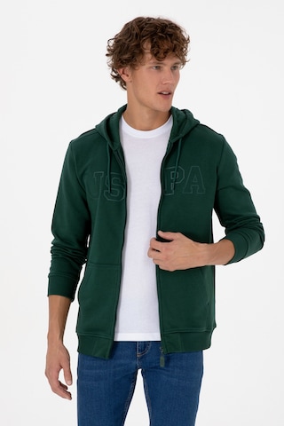 U.s. Polo Assn. Erkek Koyu Yeşil Hırka Örme 50313719-vr079 Koyu Yesıl