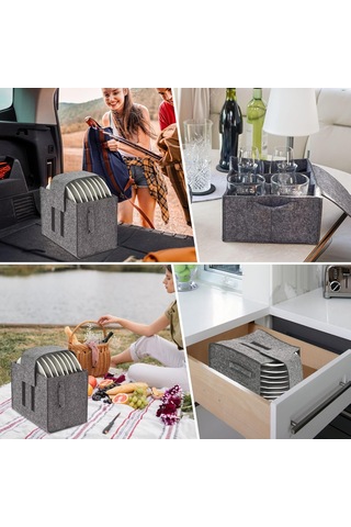 Tabak Ve Bardak Saklama, Kamp Mutfak Aksesuarları Düzenleyici, Mutfak İçin Tabak Ve Bardak Düzenleyici. Diğer