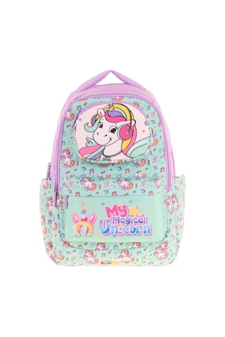 Kaukko Toys Kız Çocuk 3d Unicorn Şekilli İlkokul Ve Günlük Sırt Çantası - Turkuaz - L5234 Turkuaz