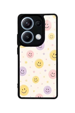 Xiaomi Redmi Note 13 Pro 4g Kılıf Kamera Lens Korumalı Desenli Silikon Üstün Koruma Nourthkingdom Pembe Kalp