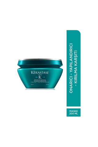 Kerastase Resistance Therapiste Saç Bakım Maskesi, 200 Ml, Aşırı Yıpranmış Saçlar İçin