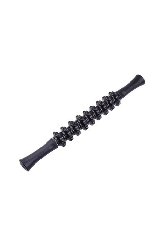 Tysm Çok Fonksiyonlu Dişli Masaj Çubuğu - Fasya Silindir Mil, Fitness Yoga, Kas Rahatlatıcı, Siyah 52cm, Çok Renkli, Yumuşak Abs Sap Çok Renkli