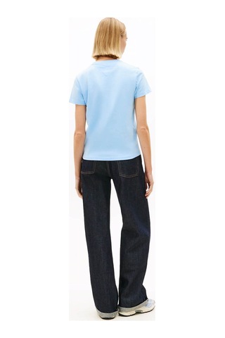 Tommy Jeans Kadın Tişört Dw0dw22277 Mavi