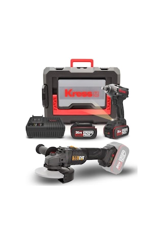 Cat Dxkr1set Dx3130b + Kub30.2 18volt 4.0ah. Çift Akülü Şarjlı Kömürsüz Profesyonel Ortak Akülü Kombo Set