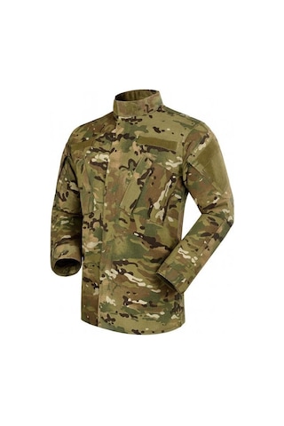 Grey Cat Single Sword Outdoor Kadın & Erkek Taktik Gömlek Kamuflaj Renk Yürüyüş Üstü Cep Detaylı Unisex Üst Çok Renkli