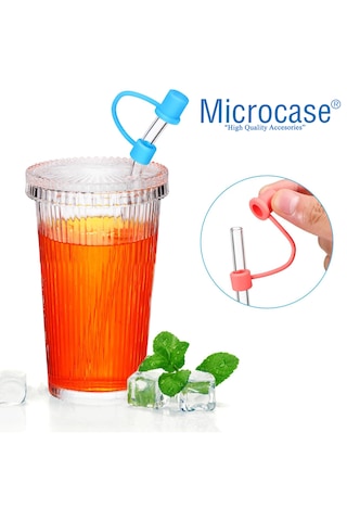 Microcase Yeti Ve Stanley Termoslar İçin Esnek Silikon Pipet Ucu Koruma Kılıfı 8mm-al4950 Toz Pembe