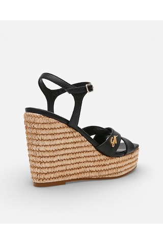 Steve Madden Cylo Black Leat Kadın Siyah Sandalet Cylo