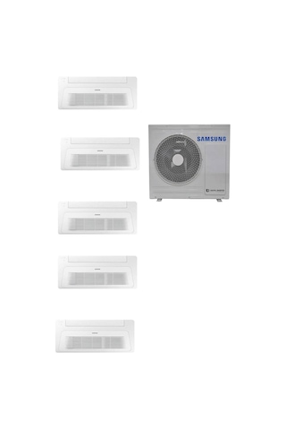 Samsung WindFree Multi AJ100TXJ5KH/EA 10 kW 1 Dış + 5 İç Ünite (9+9+9+9+18) Duvar Tipi Klima Samsung WindFree Multi AJ100TXJ5KH/EA 10 kW 1 Dış + 5 İç Ünite (9+9+9+9+18) Duvar Tipi Klima
